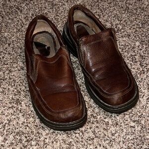Born Men's Dark Brown Leather Loafers